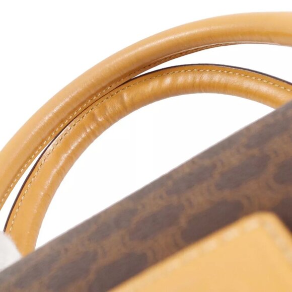 Celine Brown Macadam Handbag - Picture 7 of 9